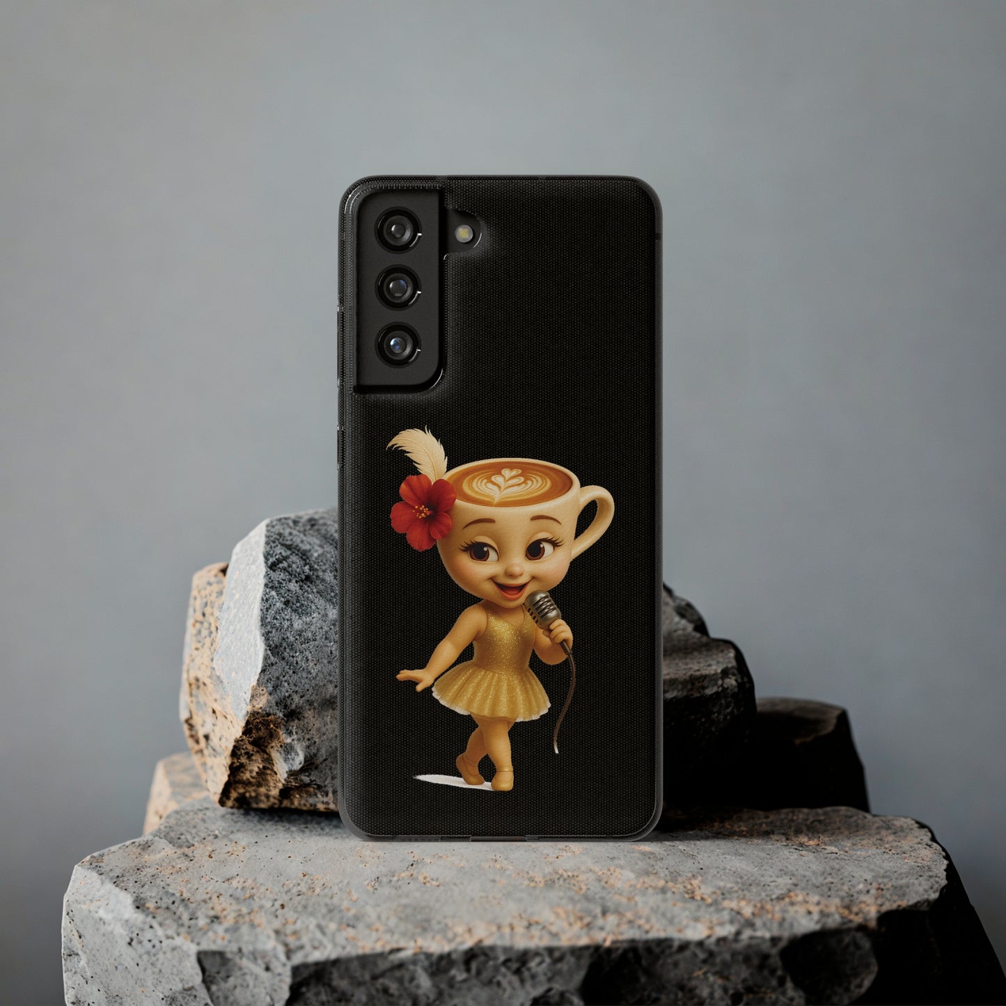 Ballerina Cappuccina Phone Case Transparent - Cute Soft Cases, Fun Gifts